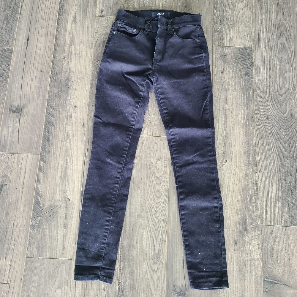 000 Black High Rise Skinny Jeans